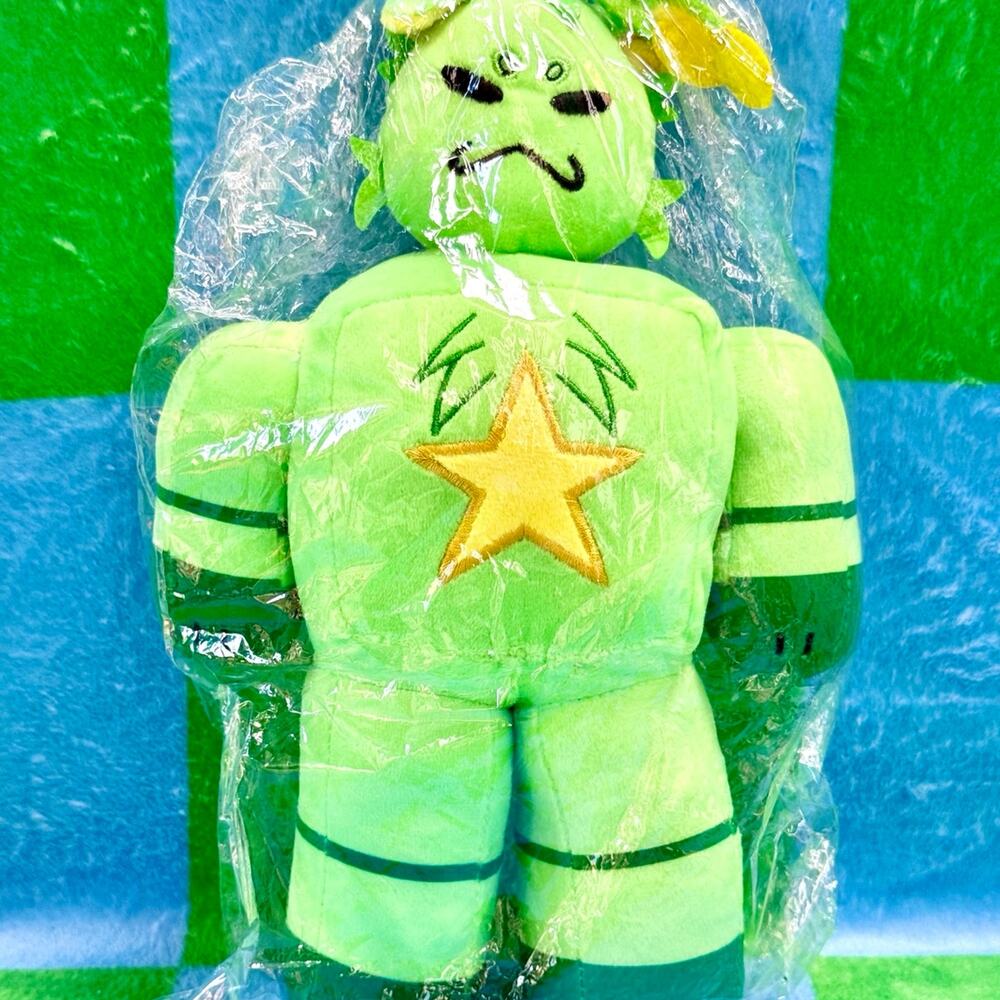 ROBLOX Green Gnarpy Plush SEALED Fully Grown Alien Cat From Regretevator Game